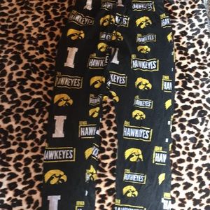 Men's Iowa Hawkeye lounge pants size medium
